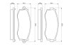 Тормозные колодки дисковые BOSCH 0986461121 (фото 5)