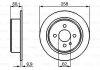 ДИСК тормозной задний BOSCH 0986478034 (фото 2)