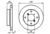 SUZUKI Диск тормозной передн.Alto,Swift 89-,Subaru BOSCH 0986478721 (фото 1)