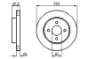 NISSAN Диск тормозной передн.Almera -00 BOSCH 0986479238 (фото 1)