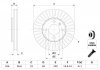 VW Диск тормозной передн.Up,Load,Skoda Citigo,Seat 11- BOSCH 0986479776 (фото 5)