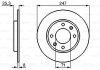 Диск гальмівний задн COATED BOSCH 0 986 479 B35 (фото 6)