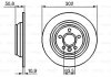 Диск гальмівний задн COATED BOSCH 0 986 479 B94 (фото 6)