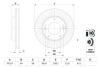 Тормозной диск BOSCH 0986479F20 (фото 1)