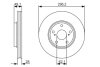 Тормозной диск BOSCH 0986479R28 (фото 1)