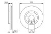 Тормозной диск BOSCH 0986479S72 (фото 1)