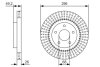 Диск тормозной BOSCH 0 986 479 T99 (фото 1)