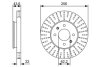 HYUNDAI Тормозой диск передн.Solaris 10-,Kia Rio III 11- BOSCH 0986479V96 (фото 1)