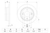 Тормозной диск BOSCH 0986479W64 (фото 1)