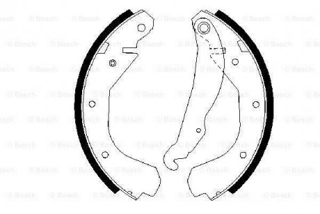 Колодки тормозные BOSCH 0986487199