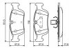 Колодки гальмівні дискові BOSCH 0986494015 (фото 2)