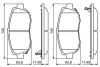 Тормозные колодки дисковые перед. Mitsubishi Pajero/L200 2.5TDI 01 07.01- BOSCH 0 986 494 211 (фото 1)