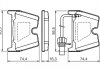 Тормозный колодки передние VW Phaeton 02- BOSCH 0986494216 (фото 17)