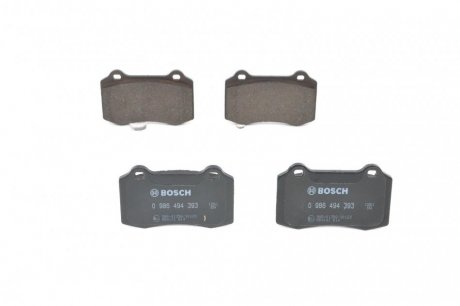 Гальмівні колодки дискові BOSCH 0986494393 (фото 1)