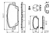 Комплект гальмівних колодок BOSCH 0986494611 (фото 6)