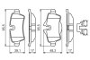 Комплект гальмівних колодок BOSCH 0986494645 (фото 7)