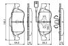 Комплект гальмівних колодок BOSCH 0986494680 (фото 7)