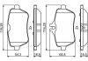 DB Колодки тормозные задн. W222 S-Class 13- BOSCH 0986494790 (фото 2)