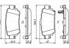 Колодки тормозные дисковые задние BOSCH 0986494816 (фото 7)