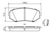 ГАЛЬМІВНІ КОЛОДКИ, ДИСКОВІ BOSCH 0986494879 (фото 7)