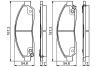 ГАЛЬМІВНІ КОЛОДКИ, ДИСКОВІ BOSCH 0986495159 (фото 5)