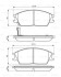 Колодка тормозов. диск. HYUNDAI ACCENT передн. (выр-во) BOSCH 0 986 495 221 (фото 1)