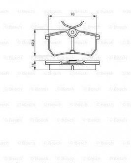 Колодки тормозные BOSCH 0986495227 (фото 1)