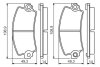 Тормозные колодки пер.. RENAULT 21, 25, Espace 1,6-2,9 BOSCH 0986495270 (фото 5)