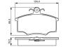 AUDI Колодки тормозные передн. 80, VW Passat -88 BOSCH 0986495340 (фото 4)