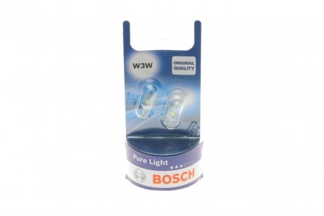 ЛАМПА 12V 3W W3W BOSCH 1987301028