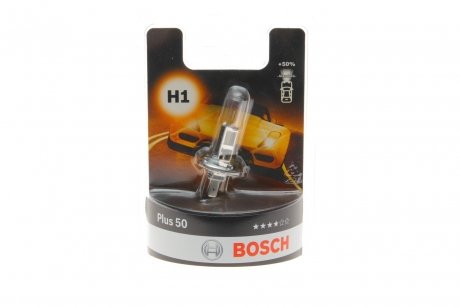 Лампа H1 PLUS 50 SB BOSCH 1987301041