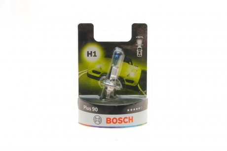 Лампа розжарювання Н1 12V 55W P14,5s plus 90 (вир-во) BOSCH 1 987 301 076