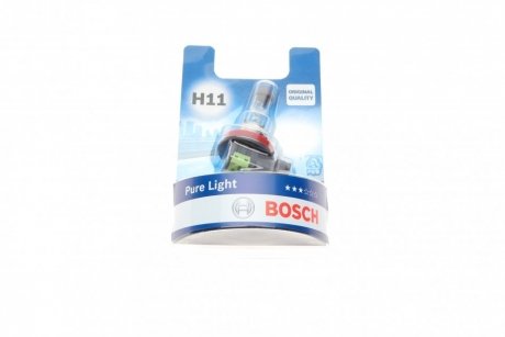 Лампа H11 55W 12V Pure Light блистер - кратн. 20 шт BOSCH 1 987 301 339