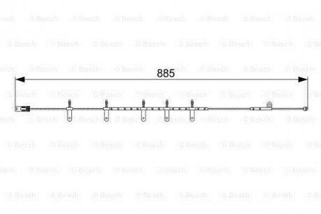 Датчик торм. кол. пер. Mini (1шт.) BOSCH 1987473015