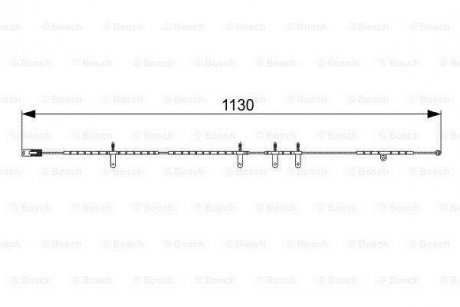 ДАТЧИК ЗНОШУВАННЯ ДИСК.КОЛ.ЗАД BOSCH 1 987 473 016