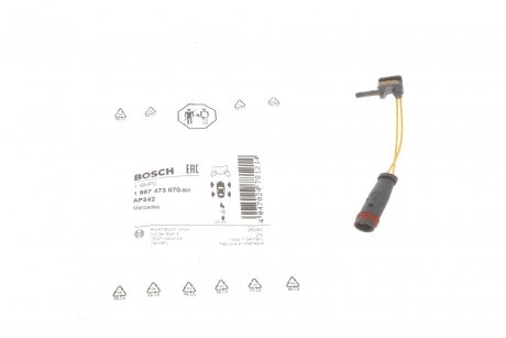 ДАТЧИК ЗНОШУВАННЯ ДИСК.КОЛ BOSCH 1987473070