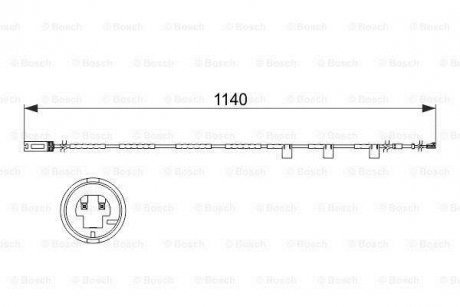 Датчик зносу гальмівних колодок BOSCH 1987473525