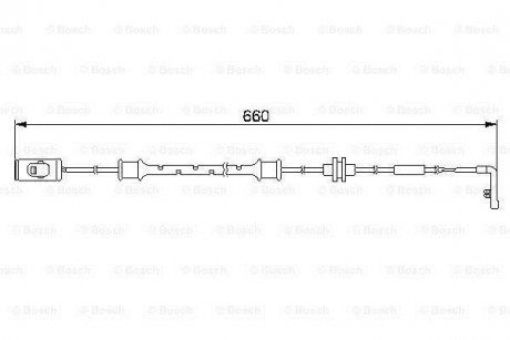 Датчик зносу гальмівних колодок BOSCH 1987474972