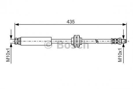 Шланг гальмівний BOSCH 1987476182 (фото 1)