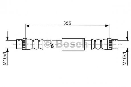 Тормозной шланг BOSCH 1 987 481 665