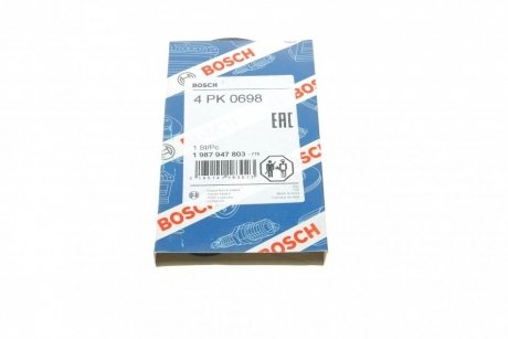 Ремень поликлиновой 4PK698 BOSCH 1987947803