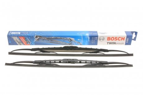 Комплект щеток стеклоочистителя каркасных Twin Spoiler 530/500 BOSCH 3 397 118 404