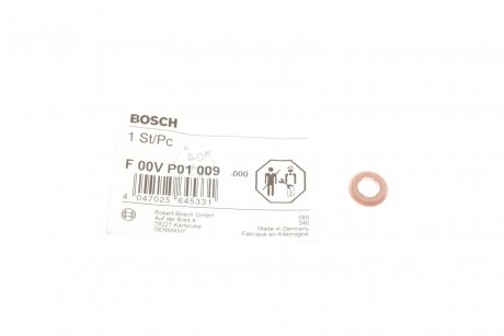 Шайба форсунки, Audi A3 Sportback 04-13/ BOSCH F00VP01009