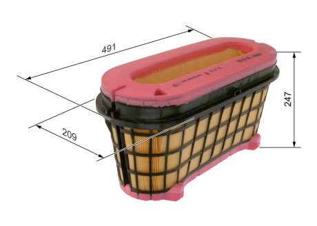 Повітряний фільтр BOSCH F026400683