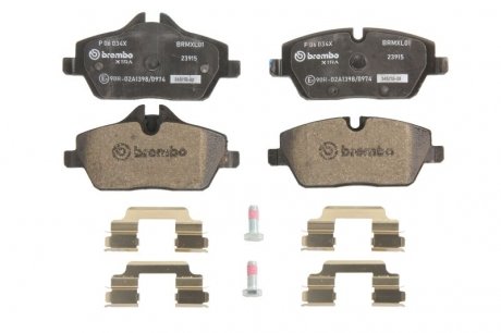 Тормозные колодки дисковые BREMBO P06 034X