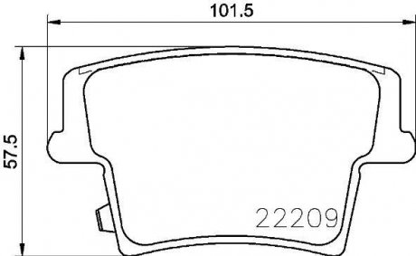 Гальмівні колодки дискові BREMBO P11 040