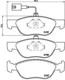 Гальмівні колодки дискові BREMBO P23 070 (фото 1)