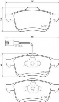 Тормозные колодки дисковые BREMBO P23 130