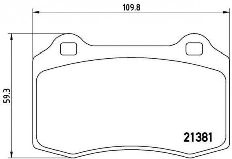 Тормозные колодки дисковые BREMBO P24 073