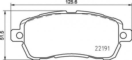 Гальмівні колодки дискові BREMBO P24 203